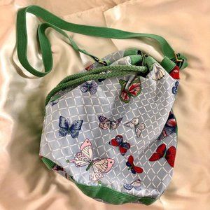 vintage 1990s hermès papillon bucket bag